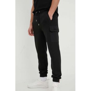 Alpha Industries pantaloni de trening culoarea negru, neted