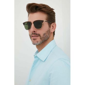 Gucci ochelari de soare barbati, culoarea maro de firma originali
