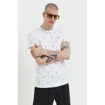 Hollister Co. tricou din bumbac culoarea alb, modelator