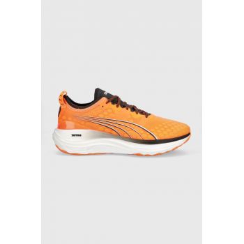 Puma pantofi de alergat ForeverRun Nitro culoarea portocaliu de firma originali