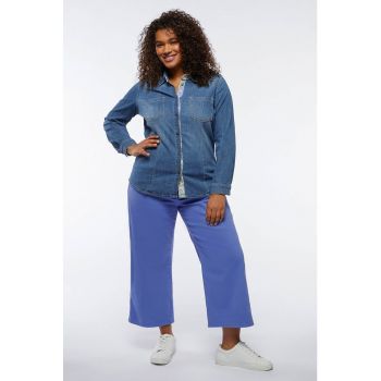 Camasa de denim cu capse