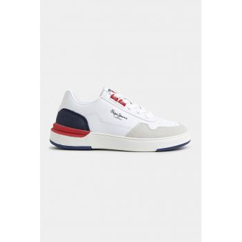 Pantofi sport colorblock de piele ecologica