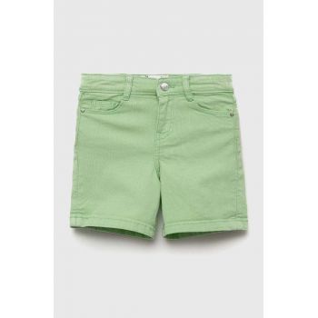 zippy pantaloni scurti copii culoarea verde, neted ieftini