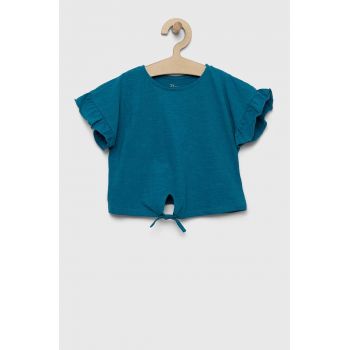zippy tricou de bumbac pentru copii culoarea verde