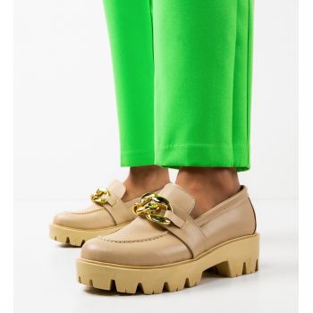 Pantofi Casual dama Gely Bej
