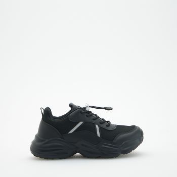 Reserved - Sneakers cu talpă groasă - Negru