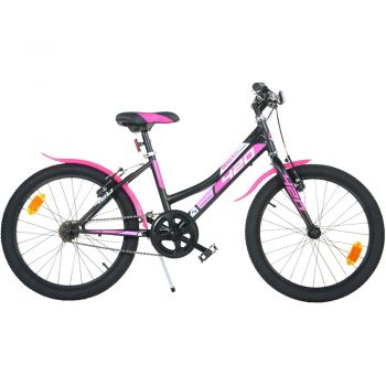 Bicicleta copii Dino Bikes 20' MTB fete Sport negru la reducere