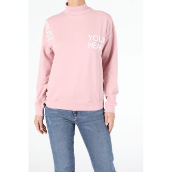 Bluza sport cu guler mediu