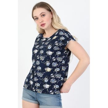 Tricou cu imprimeu floral