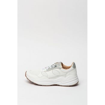 Pantofi sport de piele cu insertii din material textil Drew
