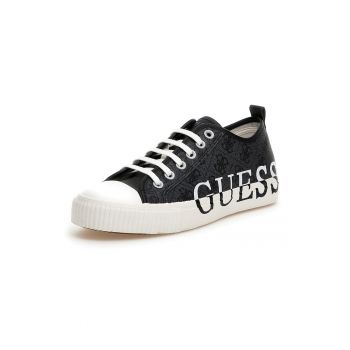 Pantofi sport de piele ecologica cu monograma