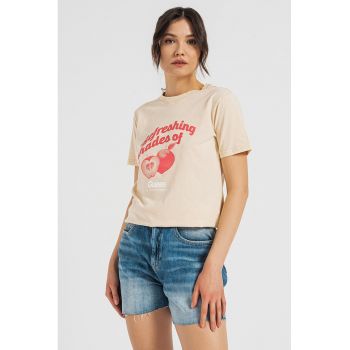 Tricou regular fit de bumbac la reducere