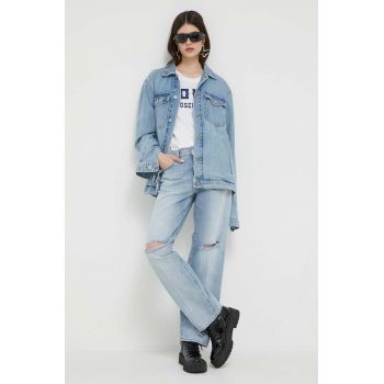 Love Moschino jeansi femei high waist