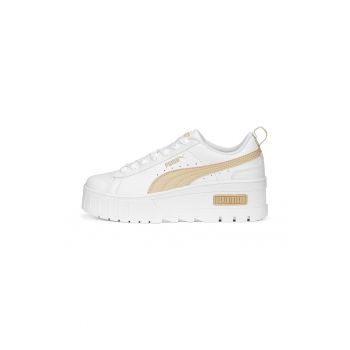 Pantofi sport de piele cu insertii de piele ecologica Mayze