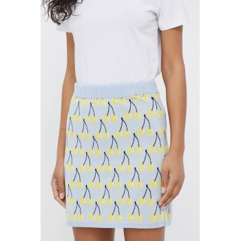 United Colors of Benetton fusta din bumbac mini, creion