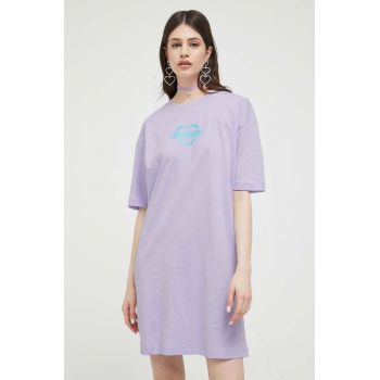 Love Moschino rochie culoarea violet, mini, oversize de firma originala