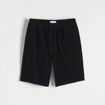 Reserved - Pantaloni scurți jogger loose - Negru