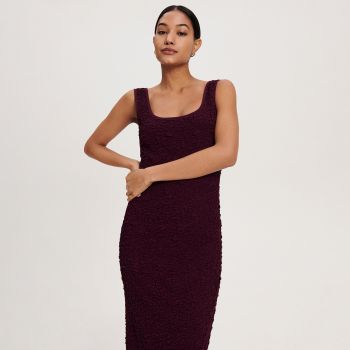 Reserved - Rochie EcoVero™ - Bordo