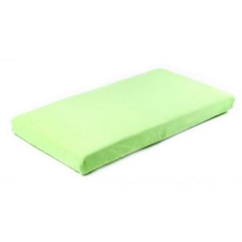 Cearsaf de bumbac jersey cu elastic Sensillo 120x60 cm Verde ieftina