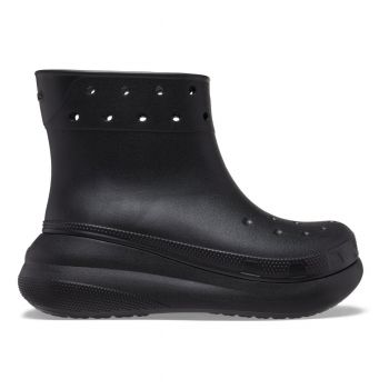 Cizme Crocs Classic Crush Rain Boot Negru - Black ieftine