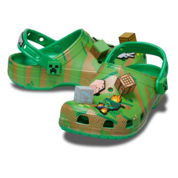 Saboti Crocs Minecraft Elevated Clog Kids Multicolor - Multi