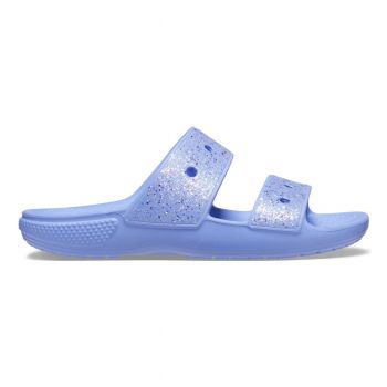 Sandale Crocs Classic Glitter Sandal Kids Mov - Moon Jelly ieftine
