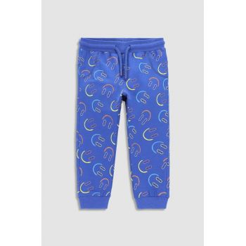Coccodrillo pantaloni de trening pentru bebeluși culoarea albastru marin, modelator