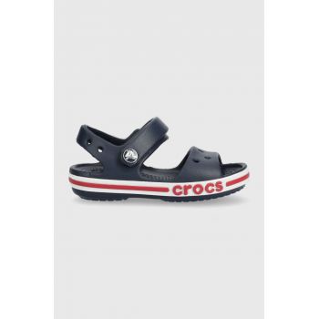 Crocs sandale copii CROCS BAYABAND SANDAL culoarea albastru marin ieftine