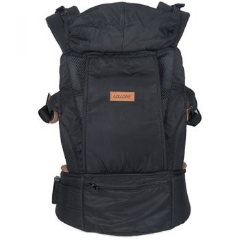 Marsupiu Ergonomic Coccolle Multifunctional 2 in 1 Gemini Negru