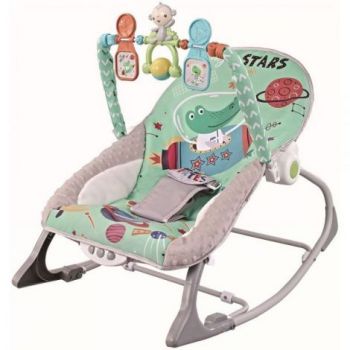 Scaunel balansoar Chipolino Baby Spa green la reducere