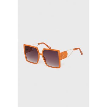 Aldo ochelari de soare Annerelia femei, culoarea portocaliu de firma originali