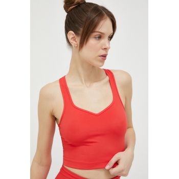 Casall top de yoga culoarea rosu ieftin