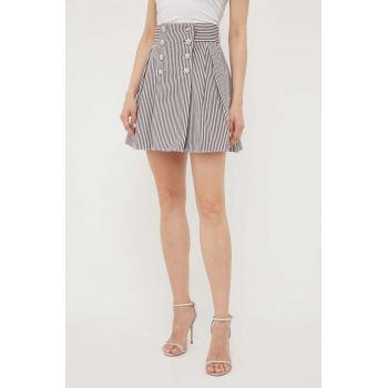 Custommade fusta Rosalin culoarea maro, mini, evazati