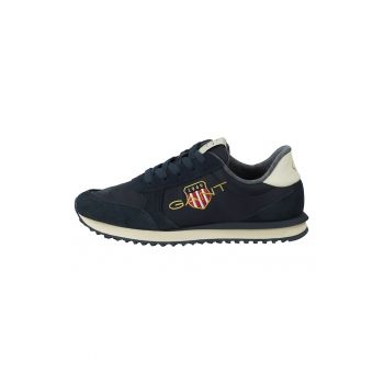 Pantofi sport cu garnituri din piele intoarsa