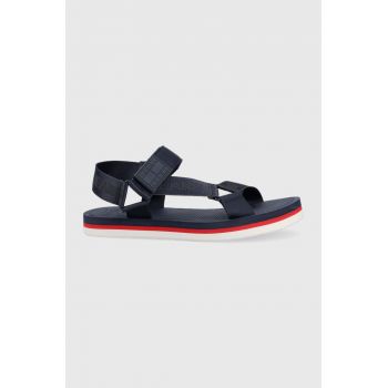 Tommy Jeans sandale MENS EVA SANDAL barbati, culoarea albastru marin, EM0EM00976 ieftine