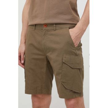 Helly Hansen pantaloni scurti Dock Cargo barbati, culoarea verde ieftini