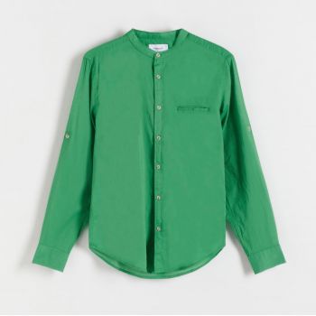 Reserved - into Cămașă simplă slim fit - Verde