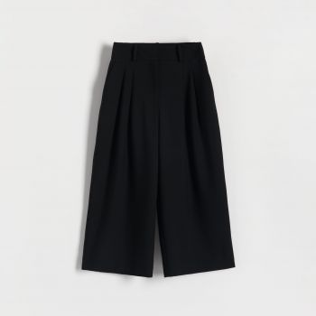 Reserved - Pantaloni tip culotte - Negru