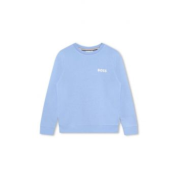 BOSS bluza copii neted