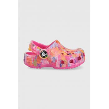 Crocs slapi copii culoarea roz