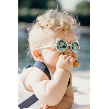 Ki ET LA ochelari de soare copii Ourson culoarea verde de firma original