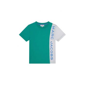 Marc Jacobs tricou de bumbac pentru copii culoarea verde, cu imprimeu