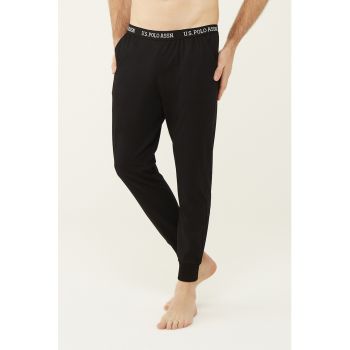 Pantaloni de pijama din bumbac cu logo