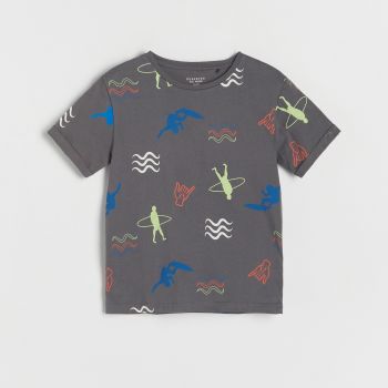 Reserved - Tricou din bumbac - Gri