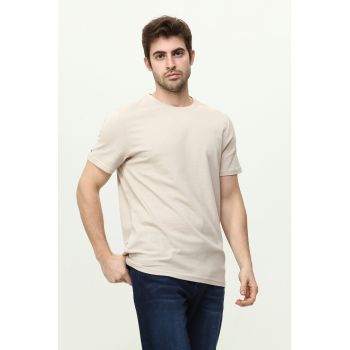 Tricou de bumbac texturat