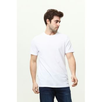 Tricou de bumbac texturat
