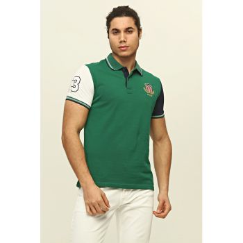 Tricou polo colorblock New Como