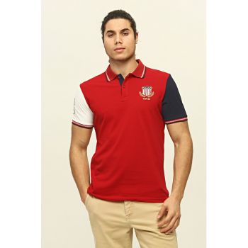 Tricou polo colorblock New Como