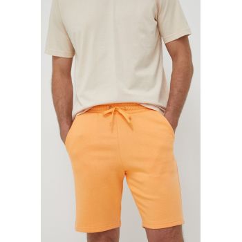 4F pantaloni scurti barbati, culoarea portocaliu