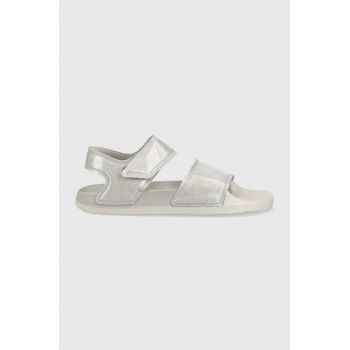 adidas sandale culoarea argintiu